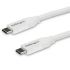 Câble USB StarTech.com USB C vers USB C, 4m, Blanc
