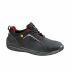 LEMAITRE SECURITE SUPER X Unisex Black, Grey, Red  Toe Capped Safety Trainers, UK 6, EU 39