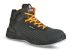 AIMONT DIAMONT METAL FREE Black, Orange Composite Toe Capped Unisex Ankle Safety Boots, UK 9, EU 43