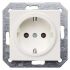 Siemens White 1 Gang Electrical Socket, 2 Poles, 16A, Schuko, Indoor Use