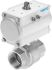 Festo Ball type Pneumatic Actuated Valve 1/2in, 25 bar