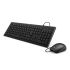 Hama F2134958 Wired Keyboard & Mouse Set, AZERTY (France)