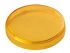 Panel Mount Indicator Lens Round Style, Yellow, 26mm diameter