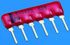 Bourns, 4600X 33kΩ ±2% Bussed Resistor Array, 9 Resistors, 1.25W total, SIP, Through Hole