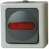 Interruptor para Pared, Rojo, Montaje Superficial, IP44, Kopp 5616.5600.7