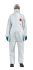 Ansell WH25T-00111-02 White Yes Polypropylene Protective Hood, Resistant to Aerosols, Light Sprays, Liquids, Solid