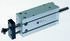 SMC Pneumatic Piston Rod Cylinder - 20mm Bore, 50mm Stroke, ZCUK Series, Double Acting
