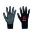 Honeywell Vertigo Black Polyamide Abrasion Resistant Work Gloves, Size 6, XS, Polyurethane Coating