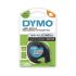 Dymo Black on Silver Label Printer Tape, 4 m Length, 12 mm Width
