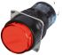Idec Illuminated Push Button Switch, Momentary, Panel Mount, 16.2mm Cutout, DPDT, Red LED, 250V, IP65