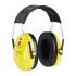 Protector auditivo 3M PELTOR serie Optime I, atenuación SNR 27dB, color Negro, amarillo