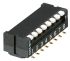 Nidec Components 8 Way PCB DIP Switch SPST, Piano Actuator