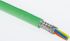 HARTING Cat5 Ethernet Cable, SF/UTP, Green PVC Sheath, 100m