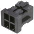 Hirose, DF11 Female Connector Housing, 2mm Pitch, 4 Way, 2 Row