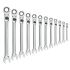 GearWrench 12-Piece Spanner Set, 8 → 19 mm