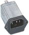 Roxburgh EMC 2A, 250 V ac/dc Screw Mount IEC Inlet Filter RIR0222H, Faston