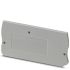 Phoenix Contact D-PT 2.5-MT Series End Cover for Use with DIN Rail Terminal Blocks