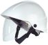 Catu White Arc Flash Helmet with Chin Strap