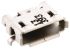 Molex USB2.0Micro AB母座 USB连接器, 表面贴装, 焊接端接, 47589-0001