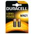 Duracell MN21 A23 Batterie, 12V / 33mAh Alkali, Standard 28.5 x 10.3mm