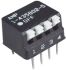 TE Connectivity 8 Way Through Hole DIP Switch SPST, Piano Actuator