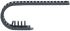 Igus 1400, e-chain Black Cable Chain - Flexible Slot, W50 mm x D21mm, L1m, 48 mm Min. Bend Radius, Igumid G