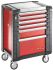 Facom 6 drawer Steel Wheeled Tool Chest, 774mm x 546mm x 971mm
