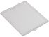 CAMDENBOSS Polycarbonate Cover, 5mm H, 42mm W, 102mm L for Use with CNMB DIN Rail Enclosure