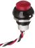 Hall effect pushbutton switch,raised,red