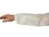3M White Disposable Laminate Arm Protector for Liquid Splash Protection Use, 16in Length, One size