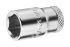 Gedore 1/4 in Drive 10mm Standard Socket, 6 point, 25 mm Overall Length