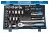Gedore 50-Piece Metric 1/2 in; 1/4 in Standard Socket/Bit Set with Ratchet, 6 point