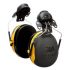 3M PELTOR X2P3 Ear Defender with Helmet Attachment, 30dB, Black, Yellow