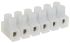 TE Connectivity Terminal Strip, 6-Way, 30A, 26 → 12 AWG Wire, Screw Termination