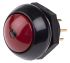 Interruptor de Botón Pulsador Otto, color de botón Rojo, SPDT, acción momentánea, 5 A a 28 V dc, 28V dc, Montaje en