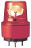 Sygnalizator 24 V DC Obrotowe Czerwony Montaż na podstawie LED