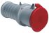 Amphenol Industrial, Easy & Safe IP44 Red Cable Mount 3P + E Industrial Power Socket, Rated At 64A, 415 V