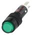 Idec 绿色LED面板指示灯, 24V 交流/直流, 8.1mm安装孔径
