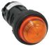 Idec LED Schalttafel-Anzeigelampe Orange, Montage-Ø 24.1 x 22.3mm, Schraubklemmen