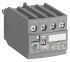 Przekaźnik pomocniczy ABB styki: 2 3 A 1NO + 1NC Montaż panelowy Śruba 1SBN020112R1000 TEF4-ON