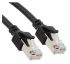 HARTING Cat5e Male RJ45 to Male RJ45 Ethernet Cable, SF/UTP, Black PUR Sheath, 1m