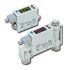 Interruptor de flujo SMC PFM para Aire seco, gas, 2 l/min → 100 l/min, 1MPa, 24 V dc, Ø tubería 1/4 pulg.