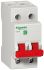 Schneider Electric 2P Pole DIN Rail Isolator Switch - 100A Maximum Current, IP20