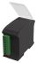 Caja para carril DIN Italtronic serie Railbox, de ABS; policarbonato de color Negro, 101 x 45 x 79mm