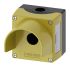 Siemens Yellow Metal SIRIUS ACT Push Button Enclosure - 1 Hole 22mm Diameter