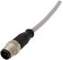 HARTING Straight Female 4 way M12 to Straight Male 4 way M12 Sensor Actuator Cable, 1m