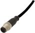 HARTING Straight Female 4 way M12 to Straight Male 4 way M12 Sensor Actuator Cable, 1m