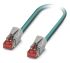 Phoenix Contact Cat5e Straight Male RJ45 to Straight Male RJ45 Ethernet Cable, Black Polyurethane Sheath, 1.5m