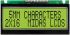 Midas MC21605F6WE-SPTLY F Alphanumeric LCD Display Yellow-Green, 2 Rows by 16 Characters, Transflective