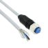 TE Connectivity Straight Female 5 way M12 to 5 way Unterminated Sensor Actuator Cable, 1.5m